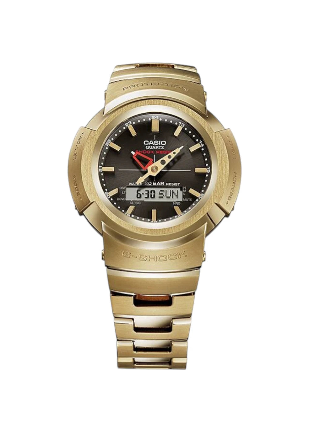 Casio G-Shock Watch - AWM-500GD-9ADR Black Dial, Yellow Band