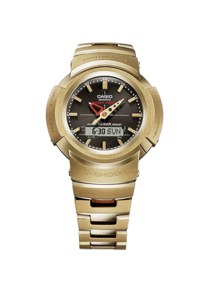 Casio G-Shock Watch - AWM-500GD-9ADR Black Dial, Yellow Band