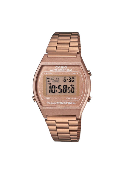 CASIO Women's Digital Rose Gold Dial Watch - B640WC-5ADF
