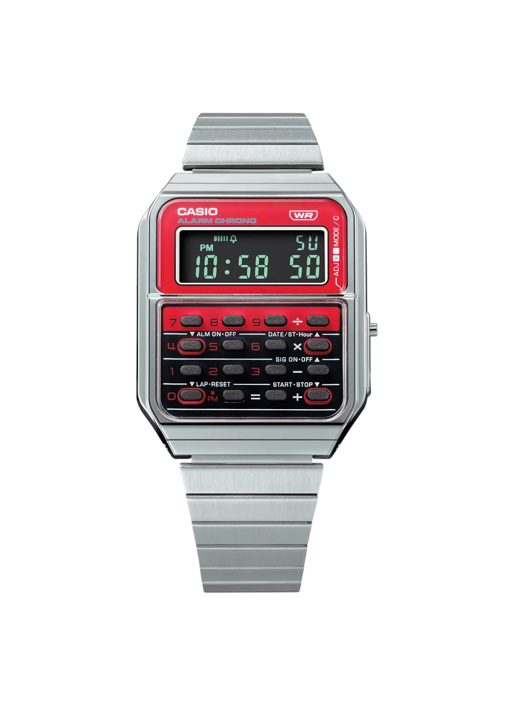 CASIO VINTAGE DATABANK CALCULATOR UNISEX WATCH CA-500WE-4BDF