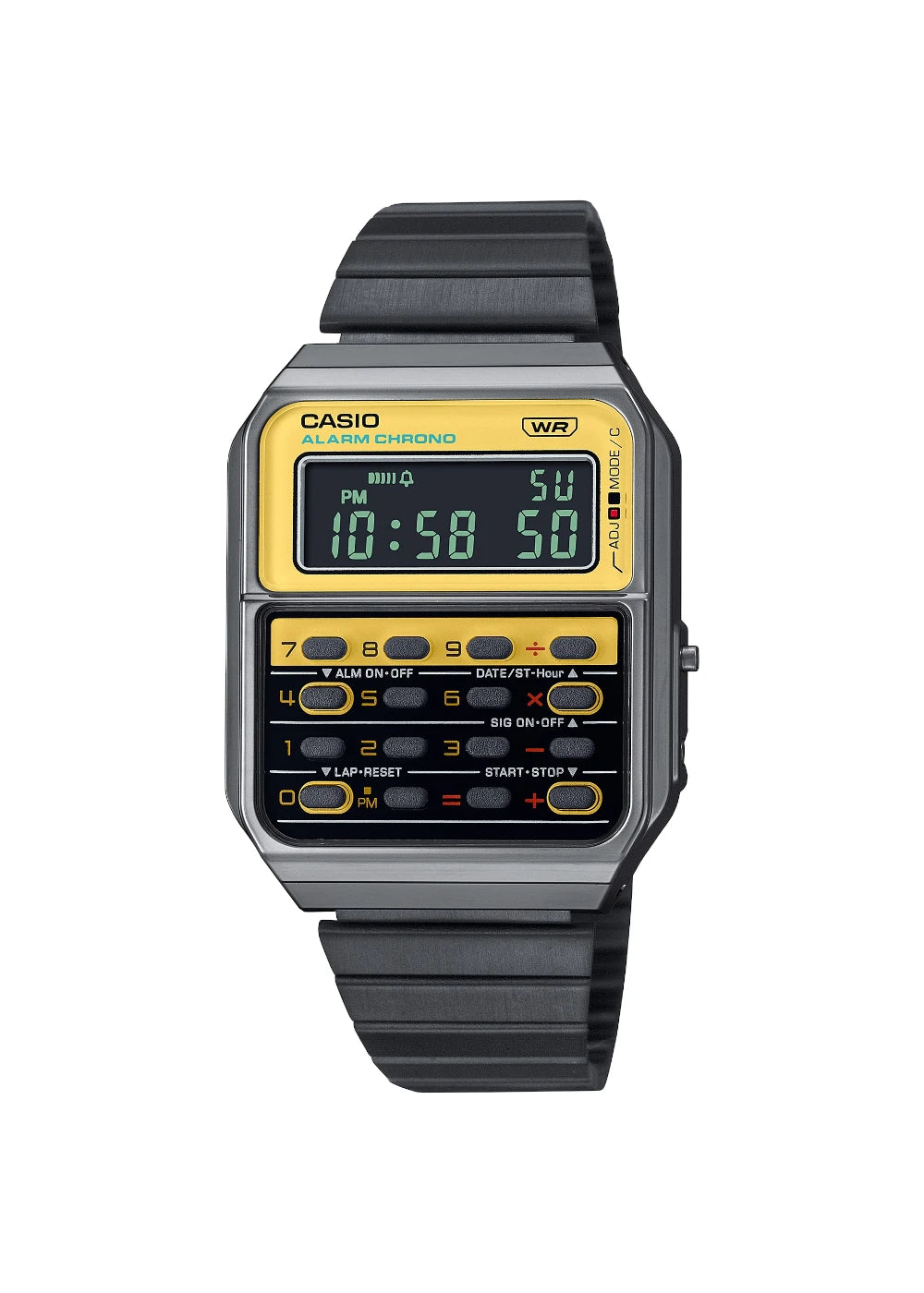 CASIO VINTAGE UNISEX DATABANK CALCULATOR WATCH CA-500WEGG-9BDF