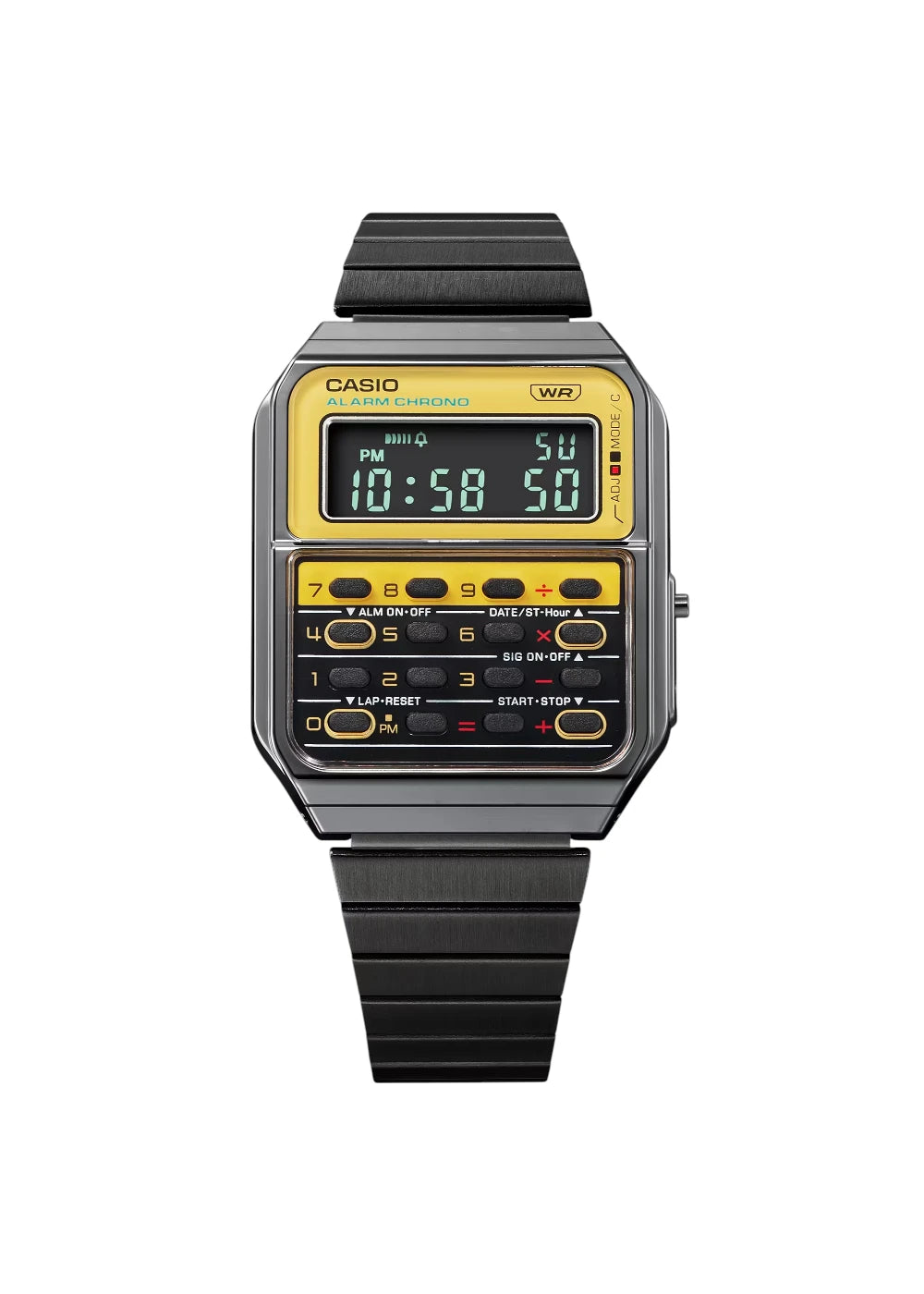 CASIO VINTAGE UNISEX DATABANK CALCULATOR WATCH CA-500WEGG-9BDF