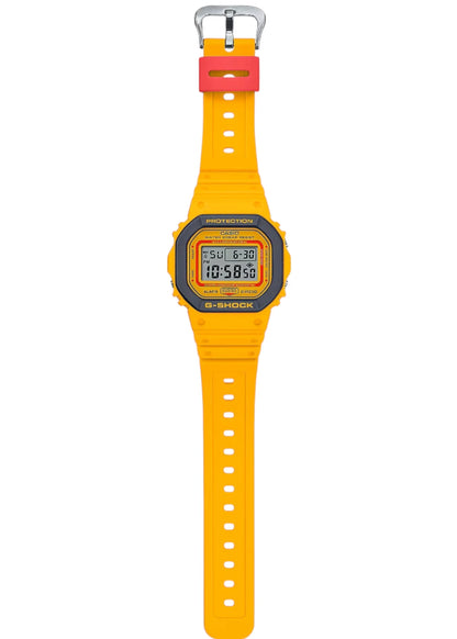 Casio G-Shock Watch - DW-5610Y-9DR Clear Dial, Yellow Band