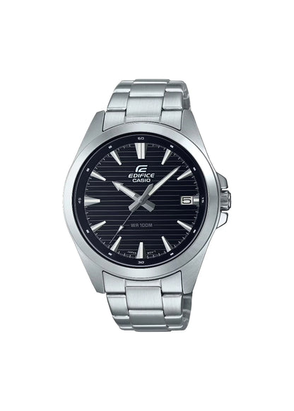CASIO EDIFICE EFV-140D-1AVUDF Men's Analog Black Dial Stainless Steel Watch