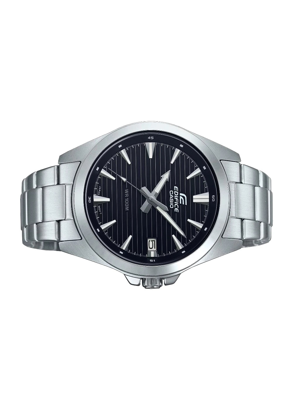 CASIO EDIFICE EFV-140D-1AVUDF Men's Analog Black Dial Stainless Steel Watch