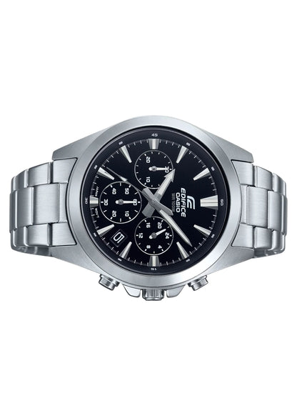 Casio Edifice Men's Watch - EFV-630D-1AVUDF Black Dial, Silver Band