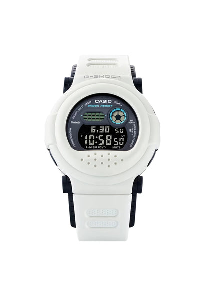 Casio Men Watch- G-SHOCK Digital science fiction white design Black Dial Resin Band G-B001SF-7DR