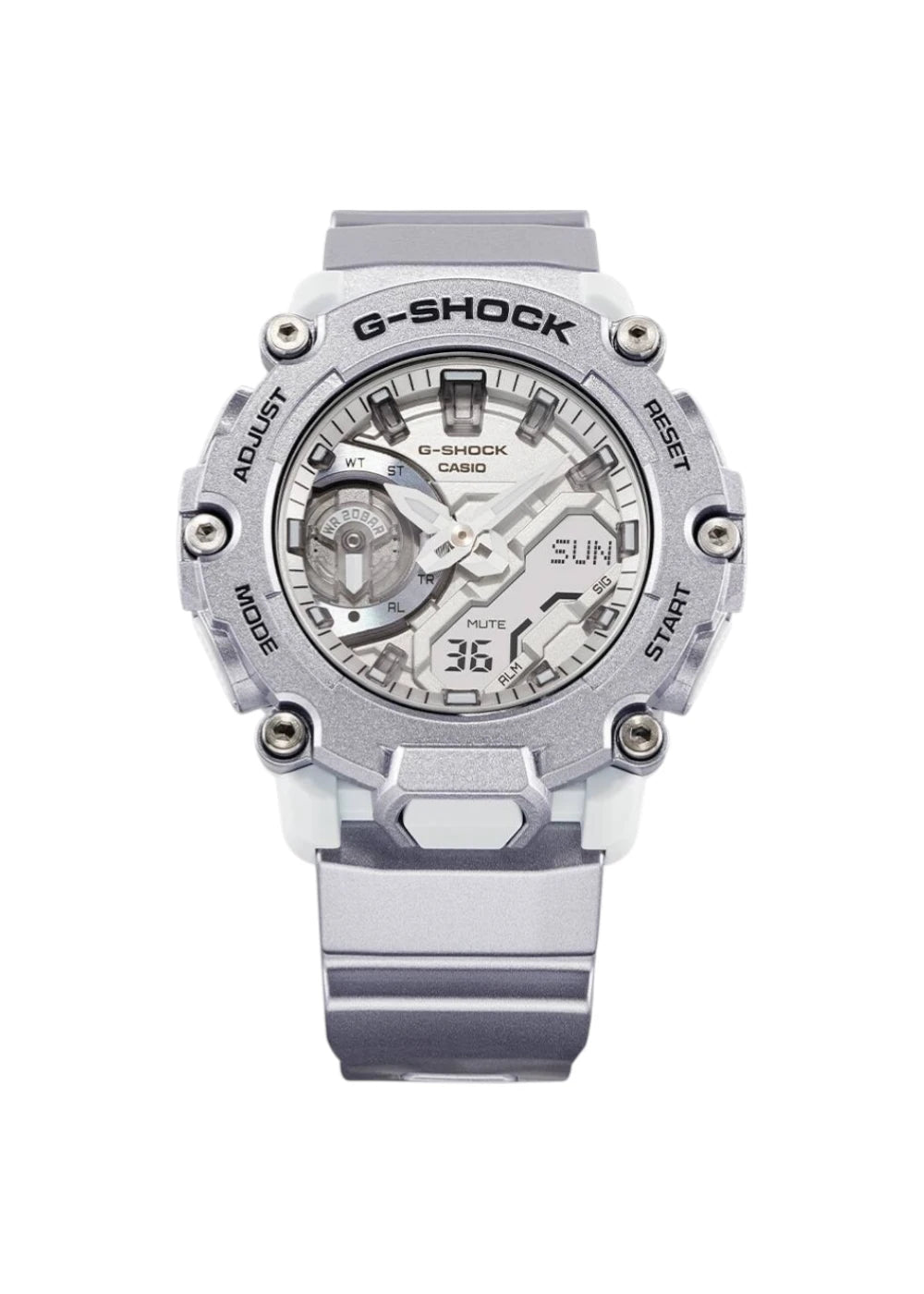 Casio Resin G-Shock Analog-Digital Grey Dial Men Ga-2200Ff-8Adr