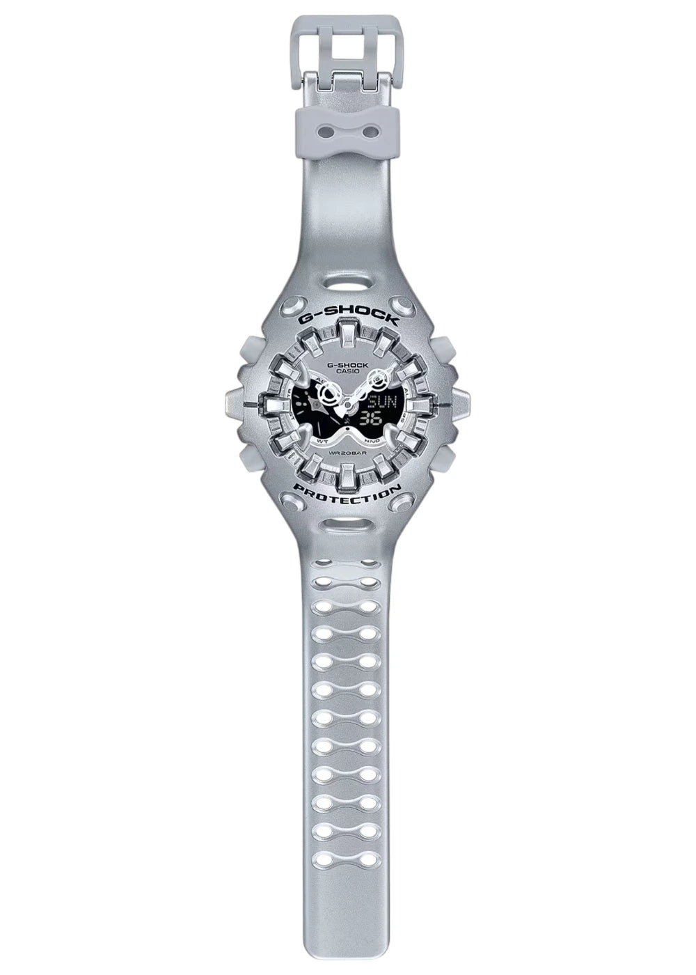 Casio G-Shock GA-V01A-8ADR Analog-Digital Silver Dial Men