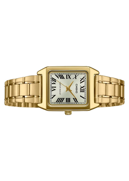 CASIO Women's Analog Beige Dial Watch - LTP-V007G-9BUDF