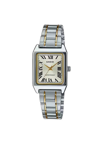 CASIO Women's Analog Beige Dial Watch - LTP-V007SG-9BUDF