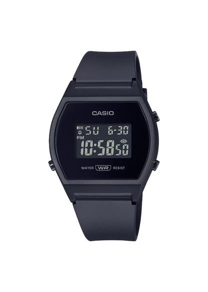 CASIO Women's Digital Black Dial Watch - LW-204-1BDF