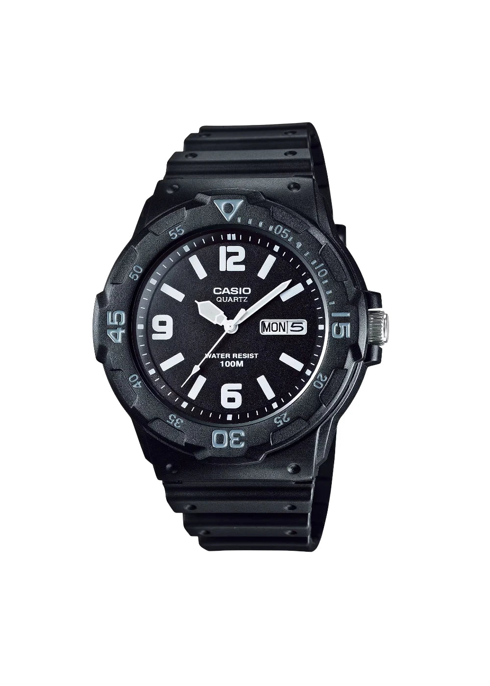 CASIO Men's Analog Black Dial Watch - MRW-200H-1B2VDF