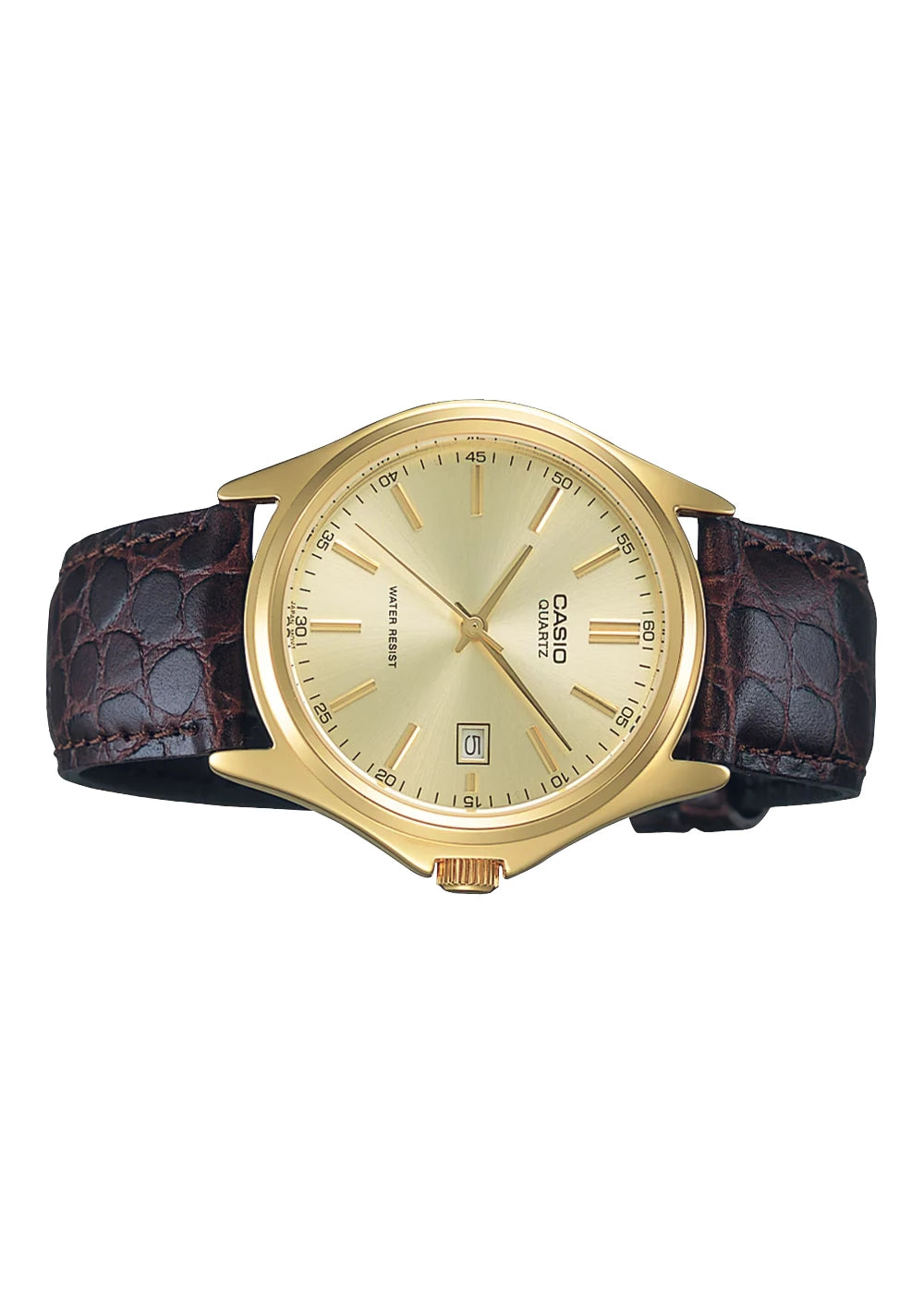 CASIO Men's Analog Gold Dial Watch - MTP-1183Q-9ADF