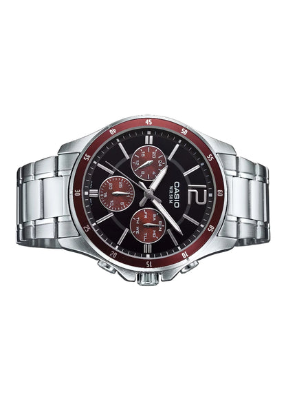 CASIO Men's Analog Multi Color Dial Watch - MTP-1374D-5AVDF