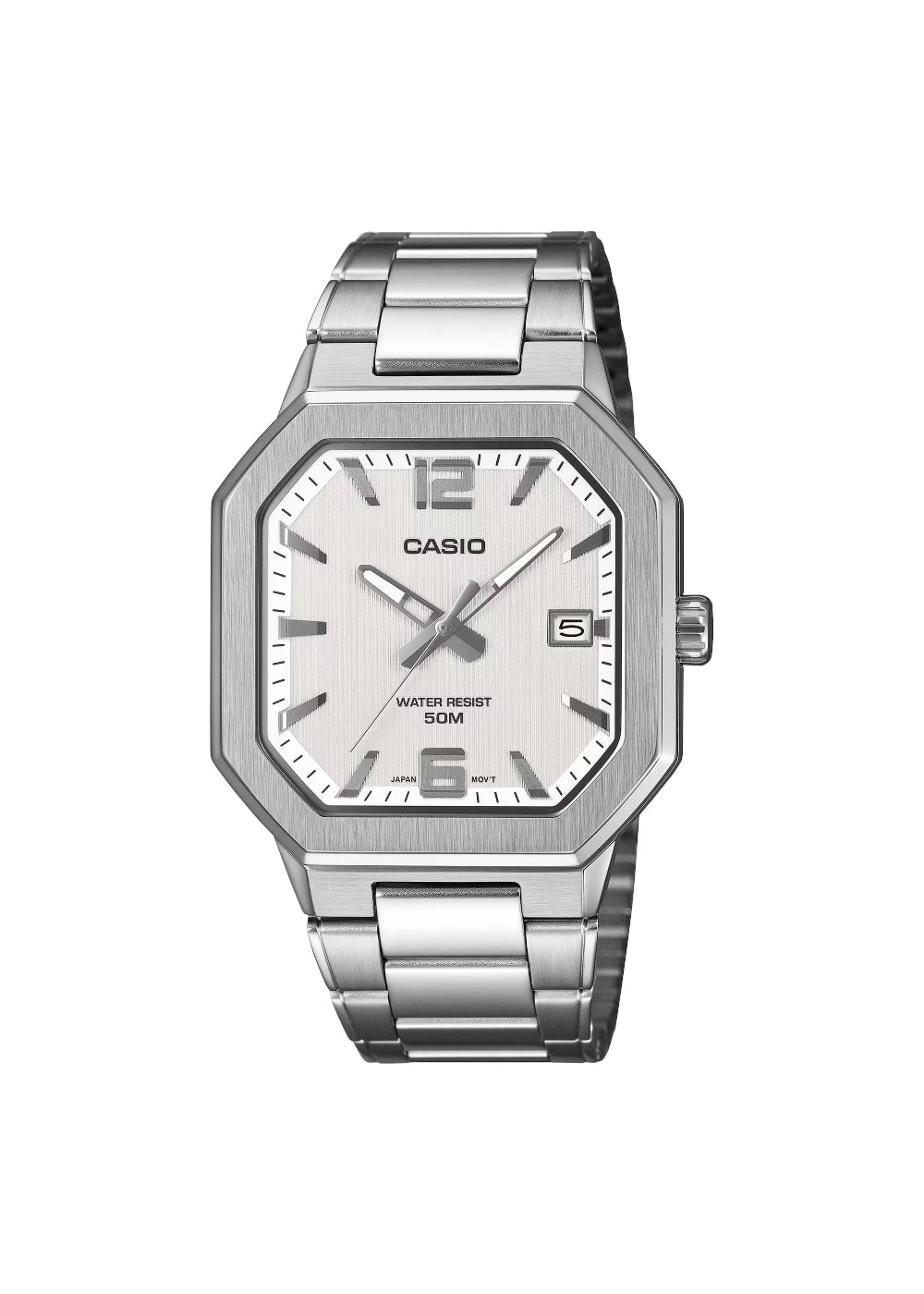CASIO Men's Analog Olive Green Dial Watch - MTP-B195D-7AVDF
