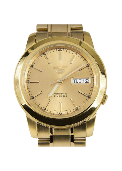 Seiko 5 SNKE56K1 Classic Automatic Gold Dial Gold Tone PVD Steel Men's Watch