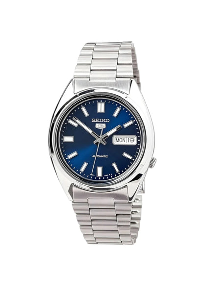 Seiko 5 SNXS77K1 Classic Automatic Blue Dial Steel Mens Watch