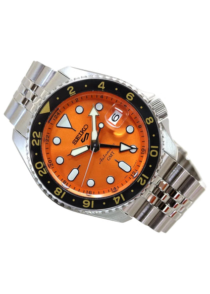 Seiko 5  SSK005K1 Sports Mikan Orange GMT SKX Re-Interpretation