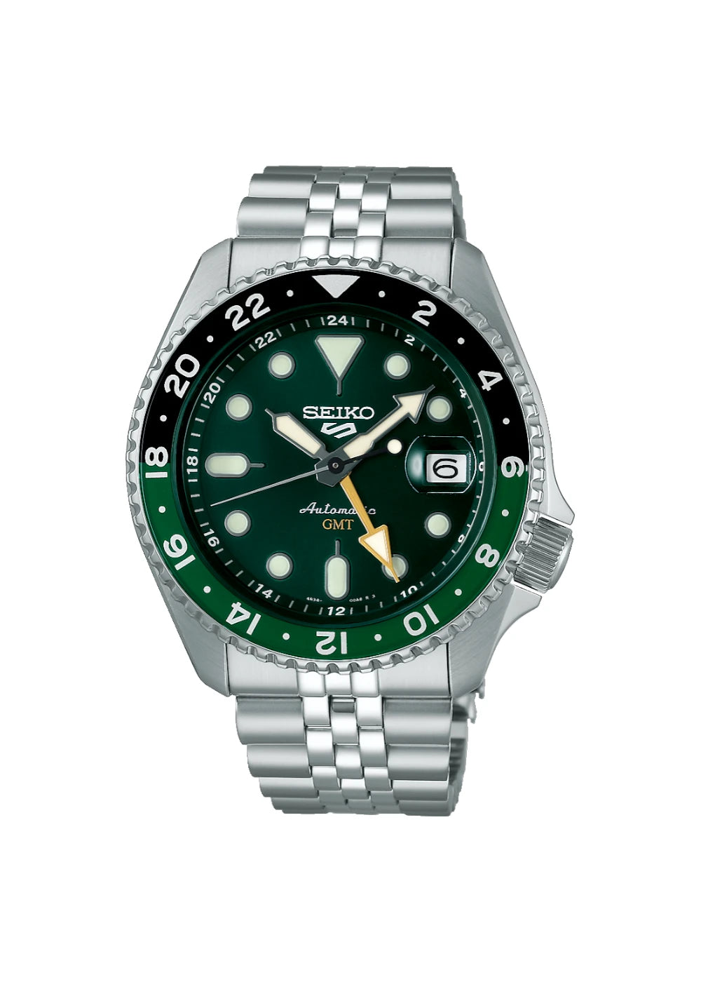 Seiko 5  SSK035K1 Sports SKX GMT Bi-Colour Green
