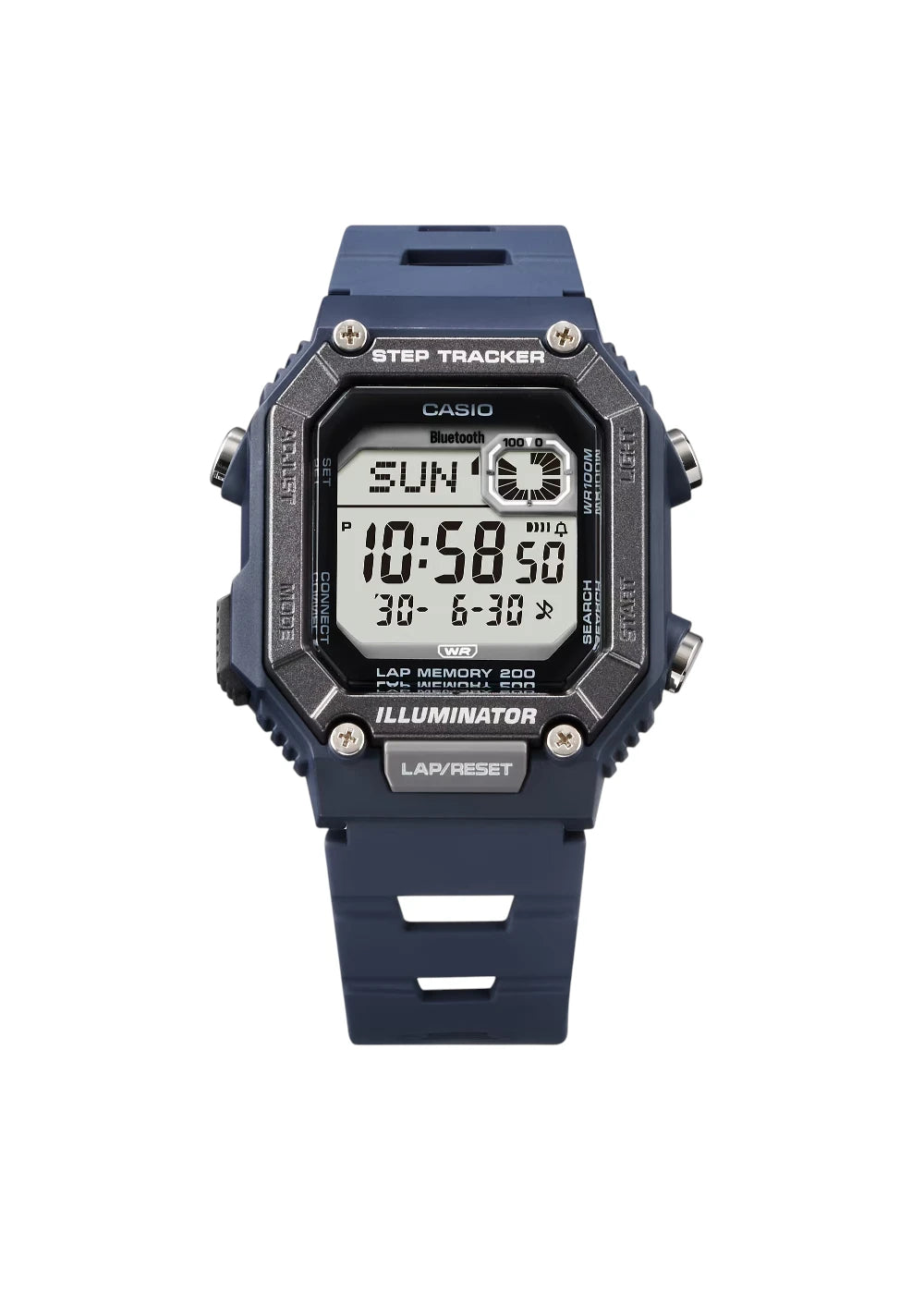 CASIO WS-B1000-2AVDF Bluetooth Digital Step Tracker Blue Men's Sports Watch