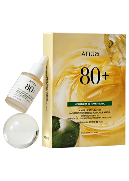 Anua Heartleaf 80 Moisture Soothing Ampoule Mask (1 Sheet)