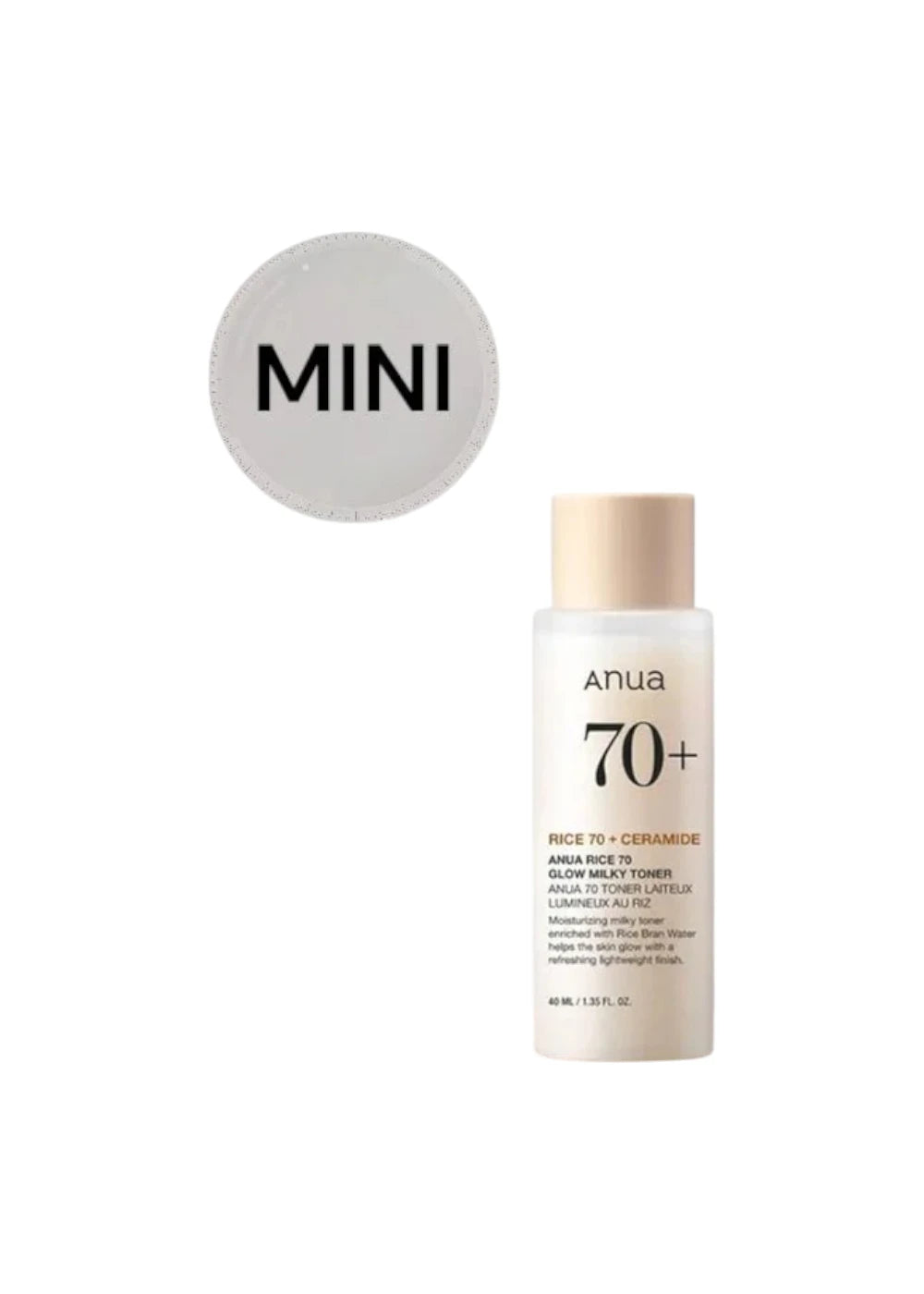 Anua Rice 70 Glowy Milky Toner 70