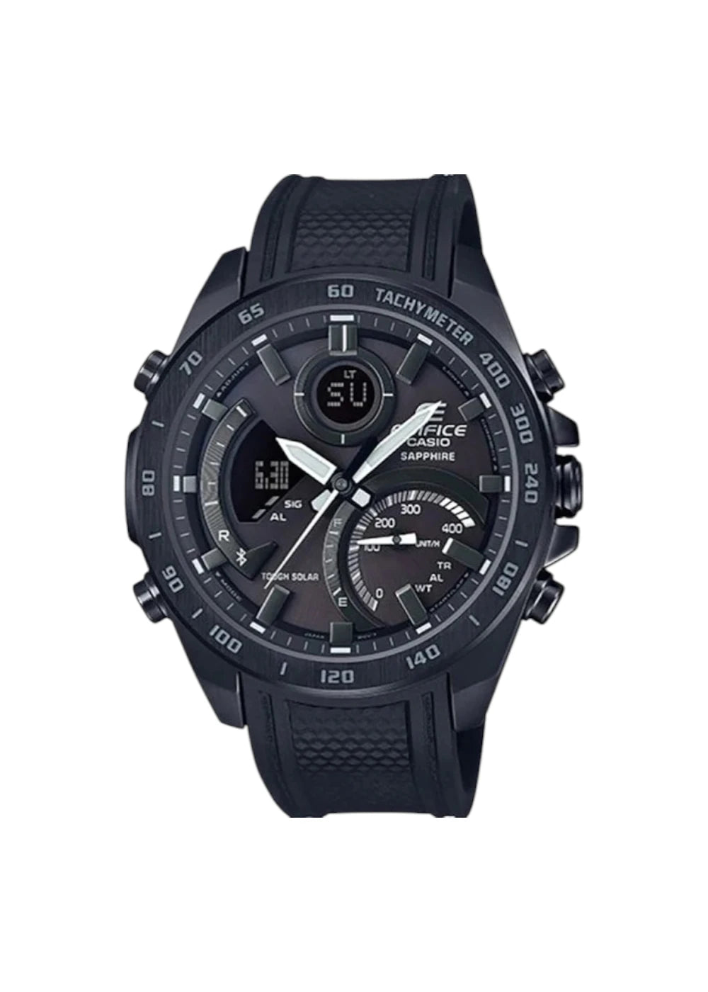 Casio EDifice ECB-900PB-1ADR Black Analog-Digital Dial Black Resin Strap Men's Watch