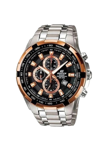 Casio Edifice Men's Black Dial Stainless Steel Analog Watch EF-539D-1A5VUDF