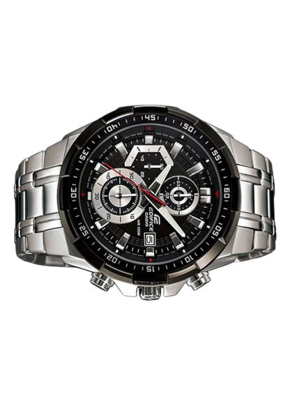 Casio Edifice EFR-539D-1AVUDF Analog Black Dial Men Watch Silver Metal Strap