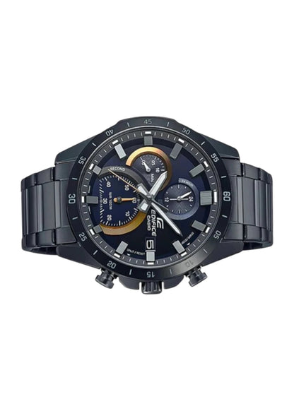 Casio Edifice EFR-571DC-2AVUDF Blue Analog Dial Black Stainless Steel Band Men's Watch