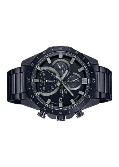 Casio Edifice EFR-571MDC-1AVUDF Black Analog Dial Black Stainless Steel Band Men's Watch