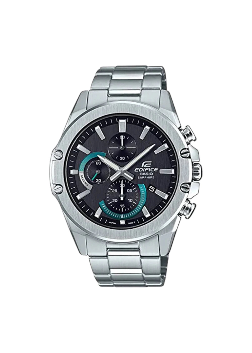 Casio Edifice Men's Watch - EFR-S567D-1AVUDF Black Dial, Silver Band