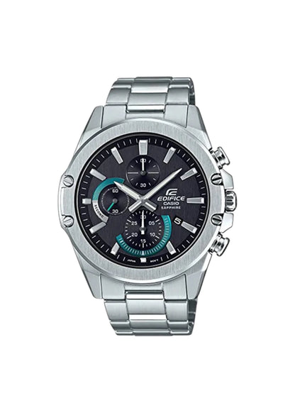 Casio Edifice Men's Watch - EFR-S567D-1AVUDF Black Dial, Silver Band
