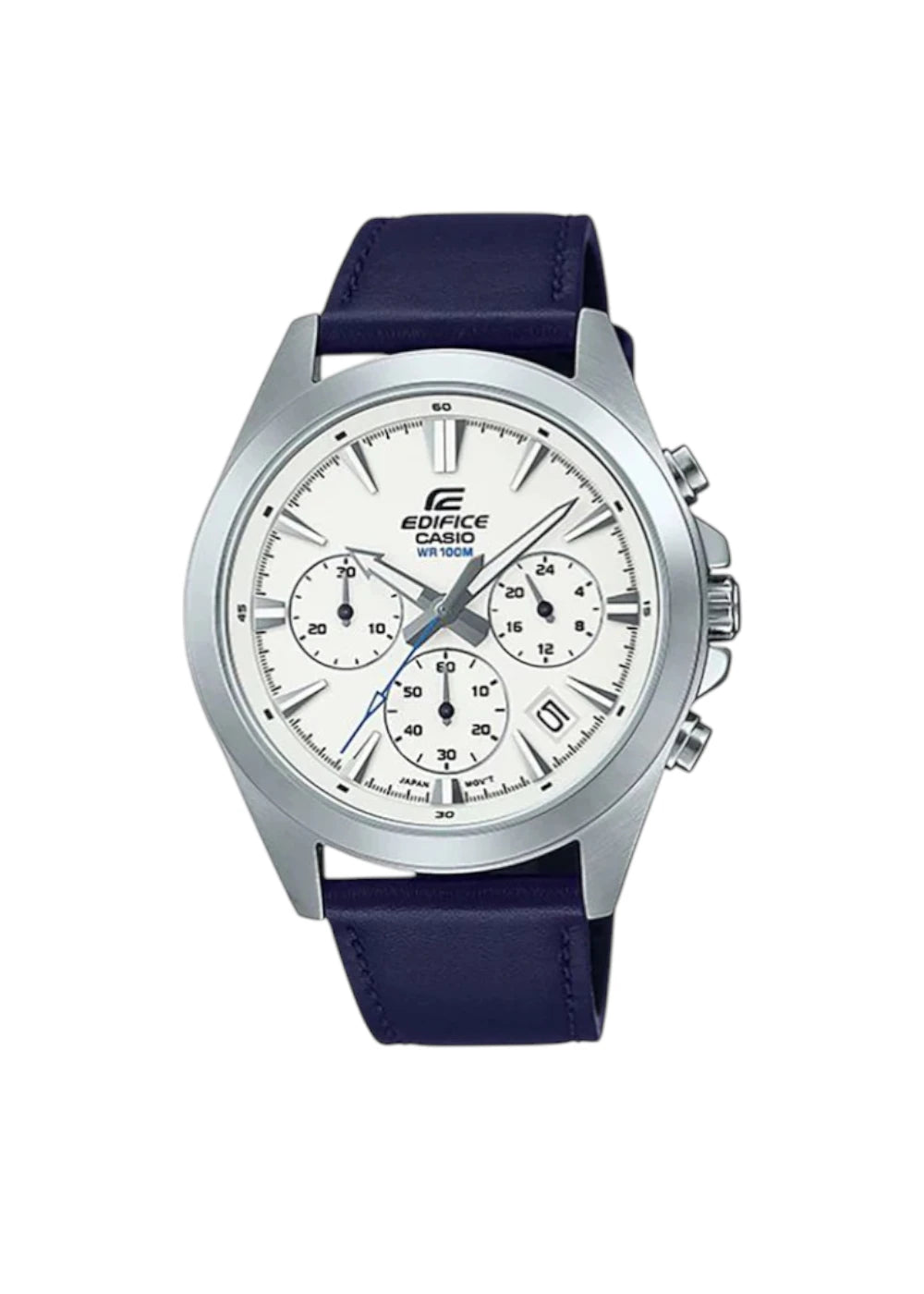 Casio Edifice Chronograph Analog White Dial Men EFV-630L-7AVUDF