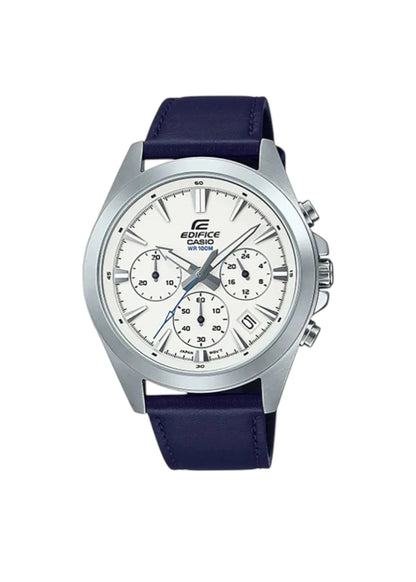 Casio Edifice Chronograph Analog White Dial Men EFV-630L-7AVUDF