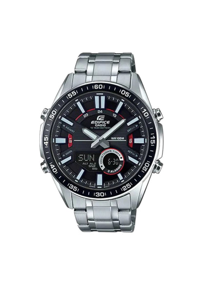 Casio Edifice Analog-Digital Black Dial Men's Watch-EFV-C100D-1AVDF