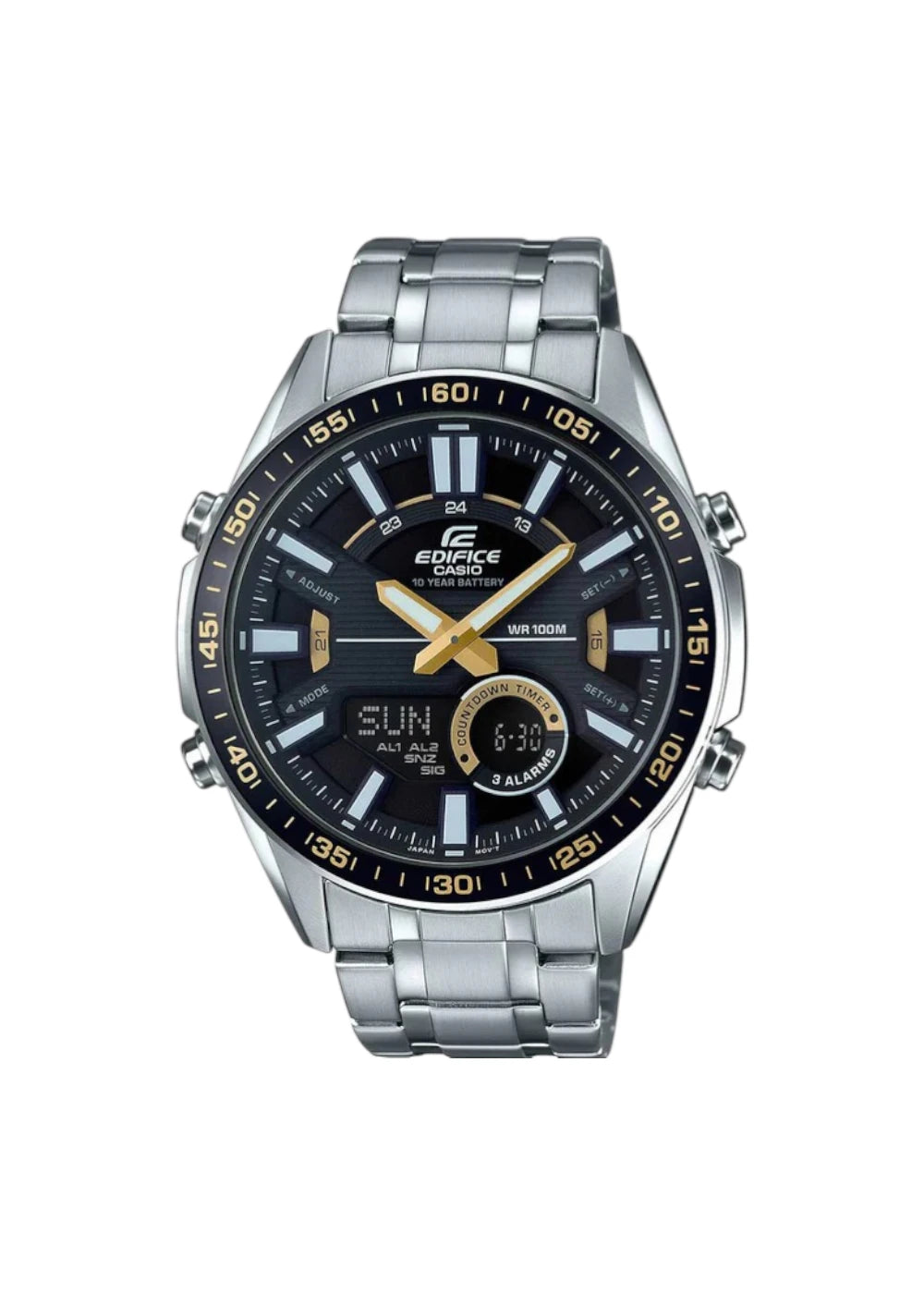 CASIO Edifice Analog-Digital EFV-C100D-1BVDF Black Dial