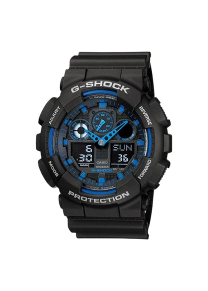 Casio Men Digital Quartz Watch with Resin Strap GA-100-1A2DR