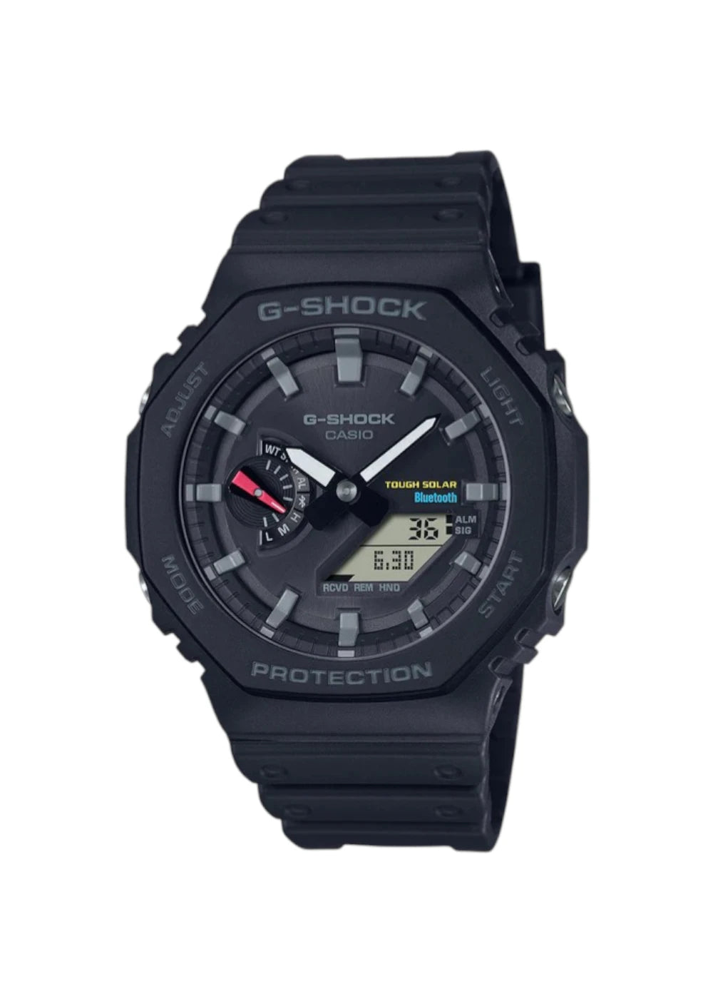 Casio G-Shock GA-B2100-1ADR Black Analog-Digital Dial Black Resin Strap Men's Watch