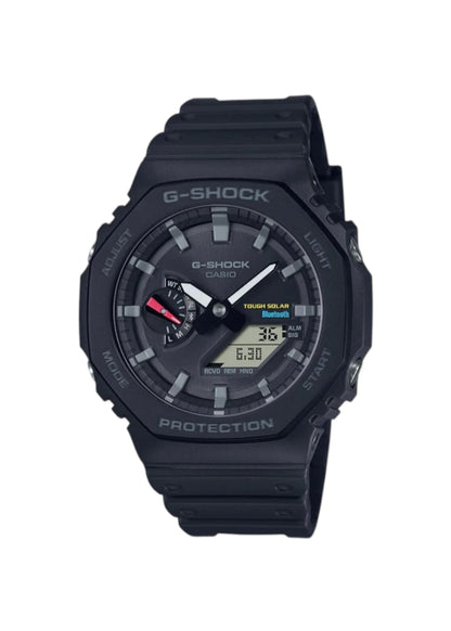 Casio G-Shock GA-B2100-1ADR Black Analog-Digital Dial Black Resin Strap Men's Watch