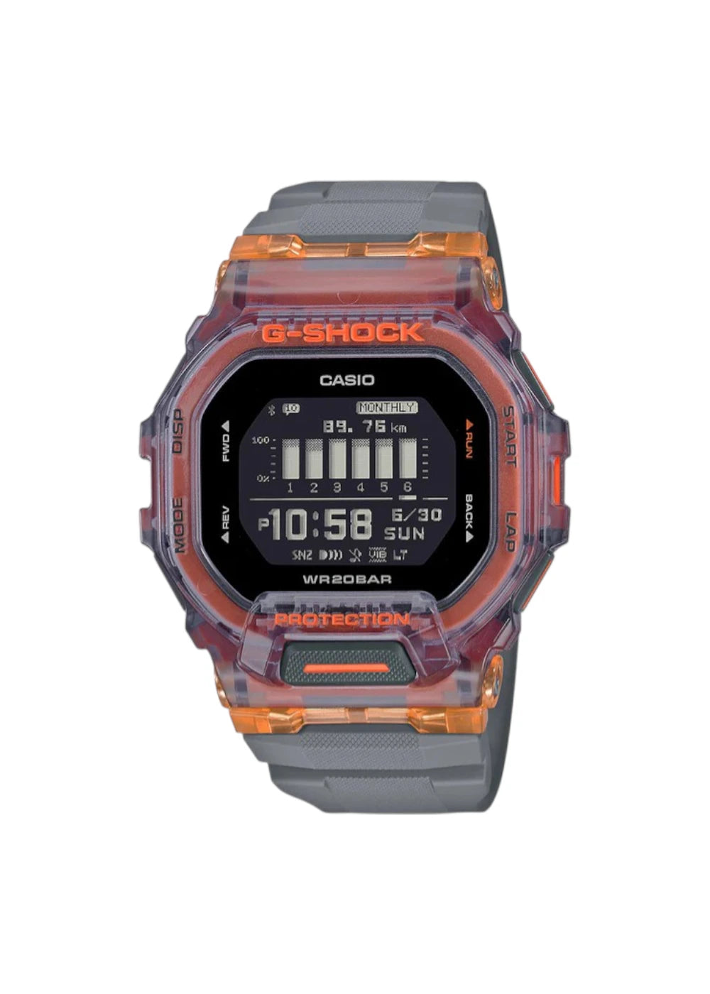 Casio G-Shock GBD-200SM-1A5DR Digital Dial Multi-Coloured Resin Strap Men's Watch