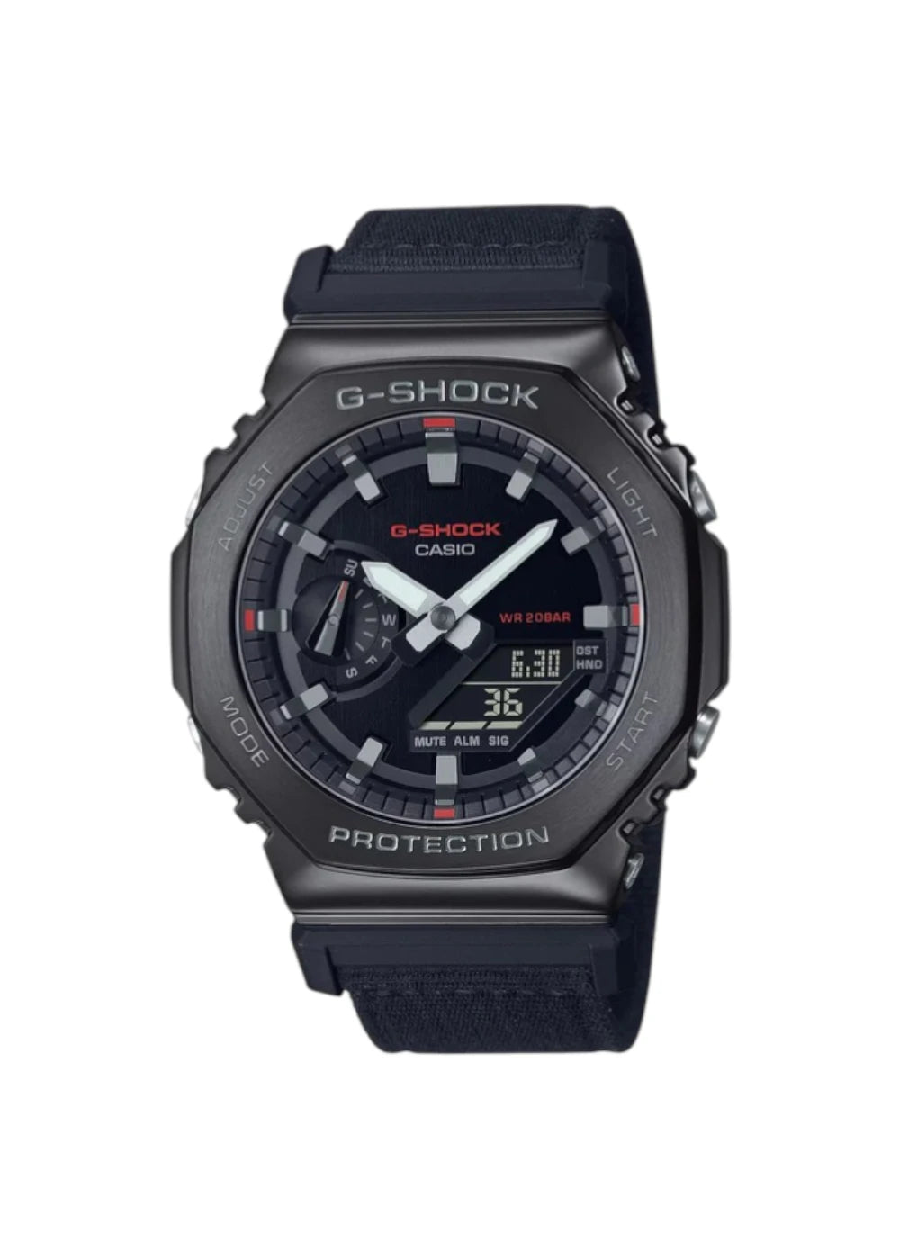 CASIO G-SHOCK Men's Cloth Analog-Digital Watch GM-2100CB-1ADR