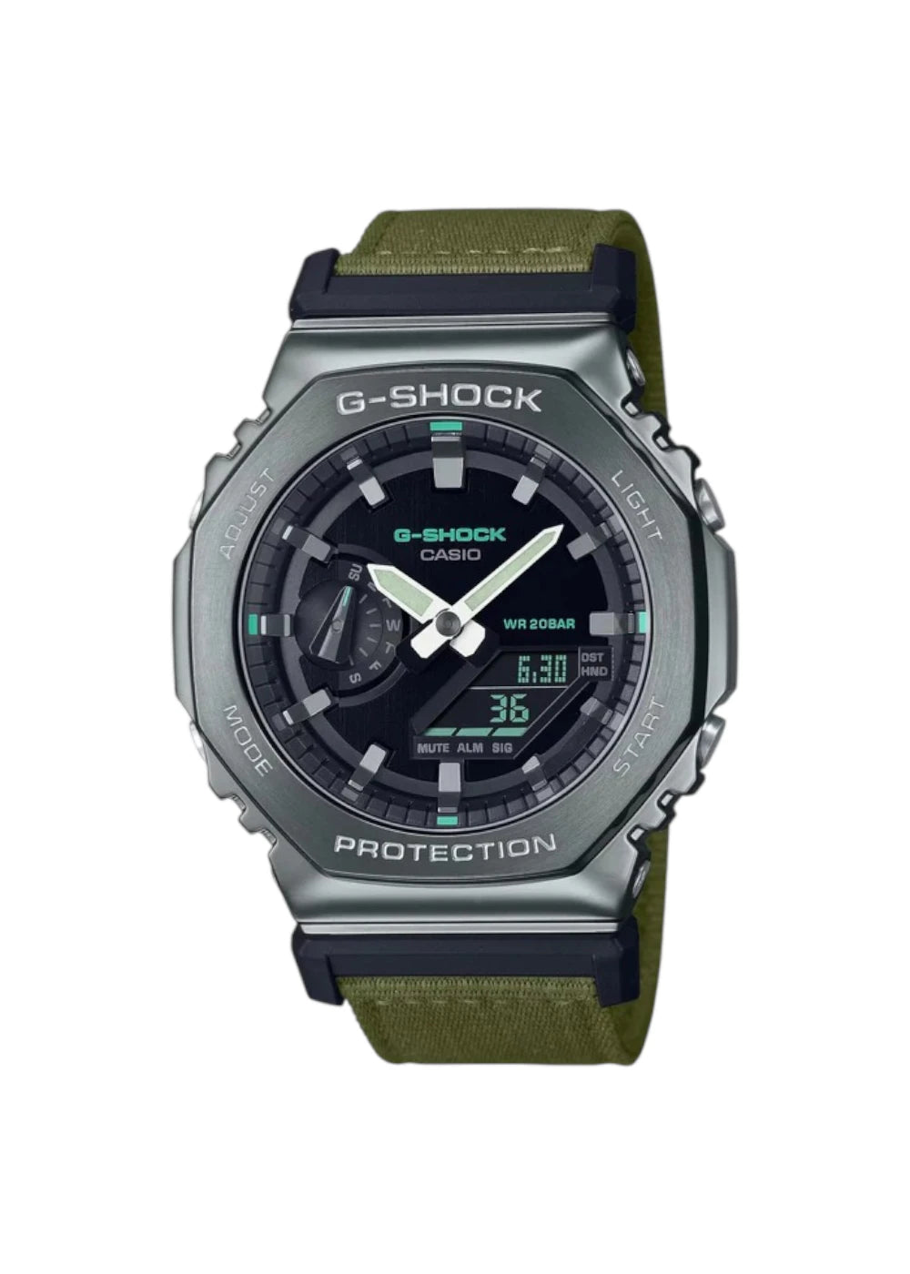 CASIO G-SHOCK Men's Analog-Digital Black Dial Watch - GM-2100CB-3ADR