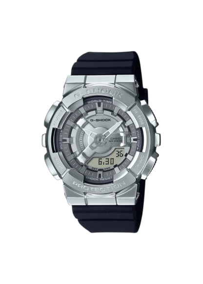 CASIO G-SHOCK Women's Analog-Digital Silver Dial Watch - GM-S110-1ADR