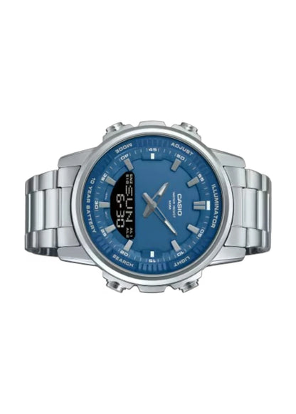 CASIO Men's Analog Digital Blue Dial Watch - AMW-880D-2A1VDF