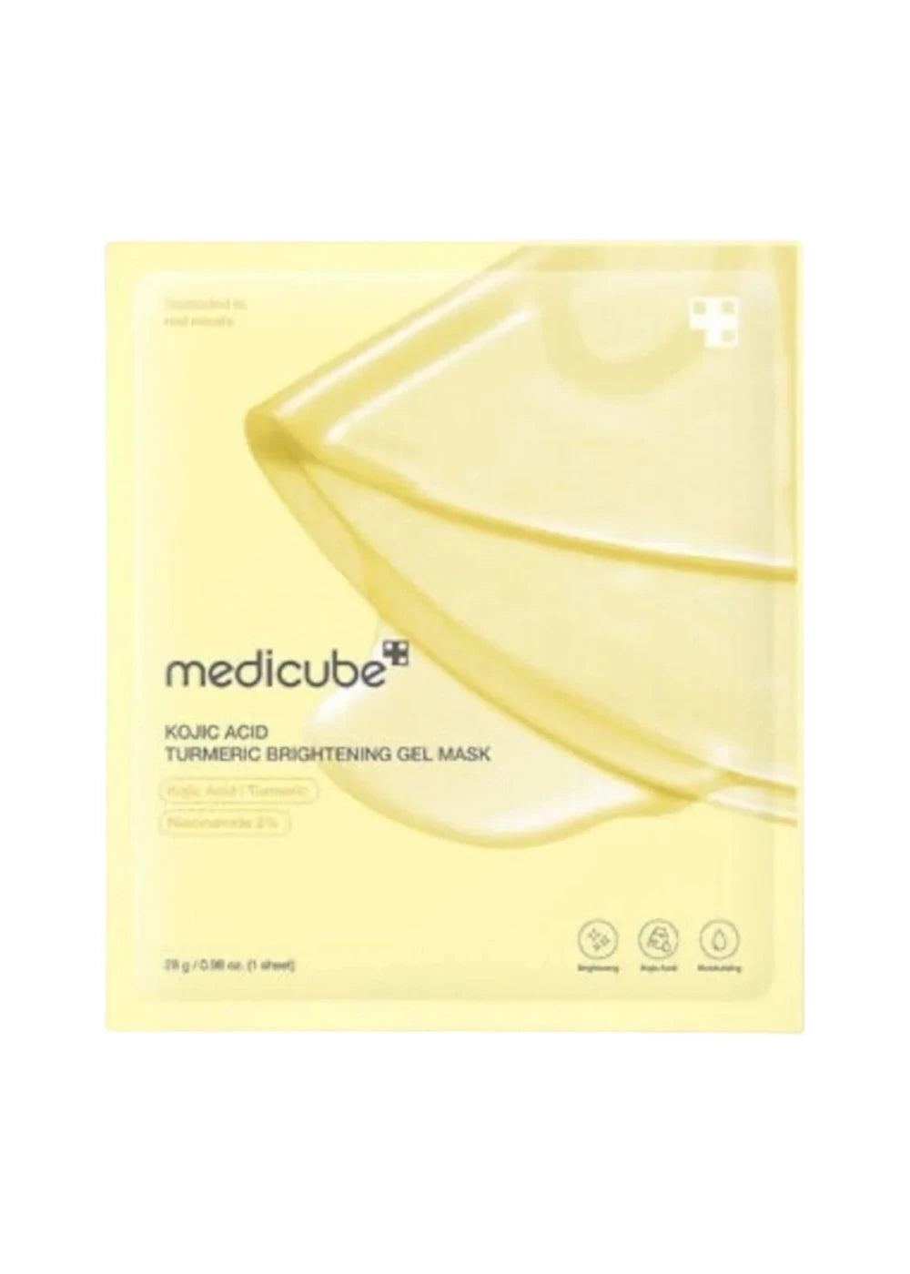Medicube Kojic Acid Turmeric Brightening Gel Mask (1 Sheet)