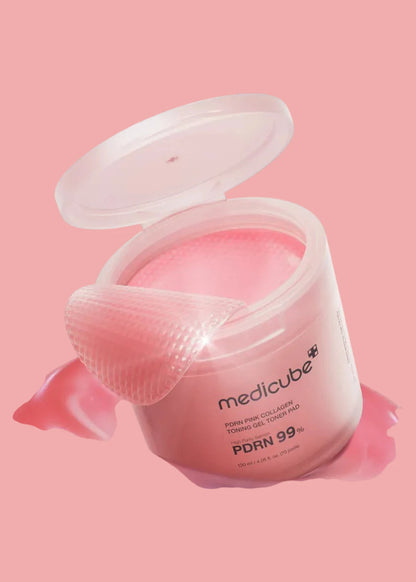 Medicube PDRN Pink Collagen Toning Gel Toner Pad (70 Pads)