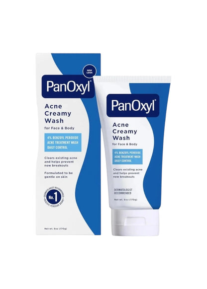 PanOxyl Acne Creamy Wash Benzoyl Peroxide 4% Daily Control 170g
