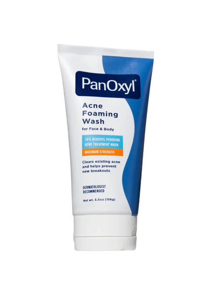 PanOxyl Acne Foaming Wash Benzoyl Peroxide 10% Maximum Strength